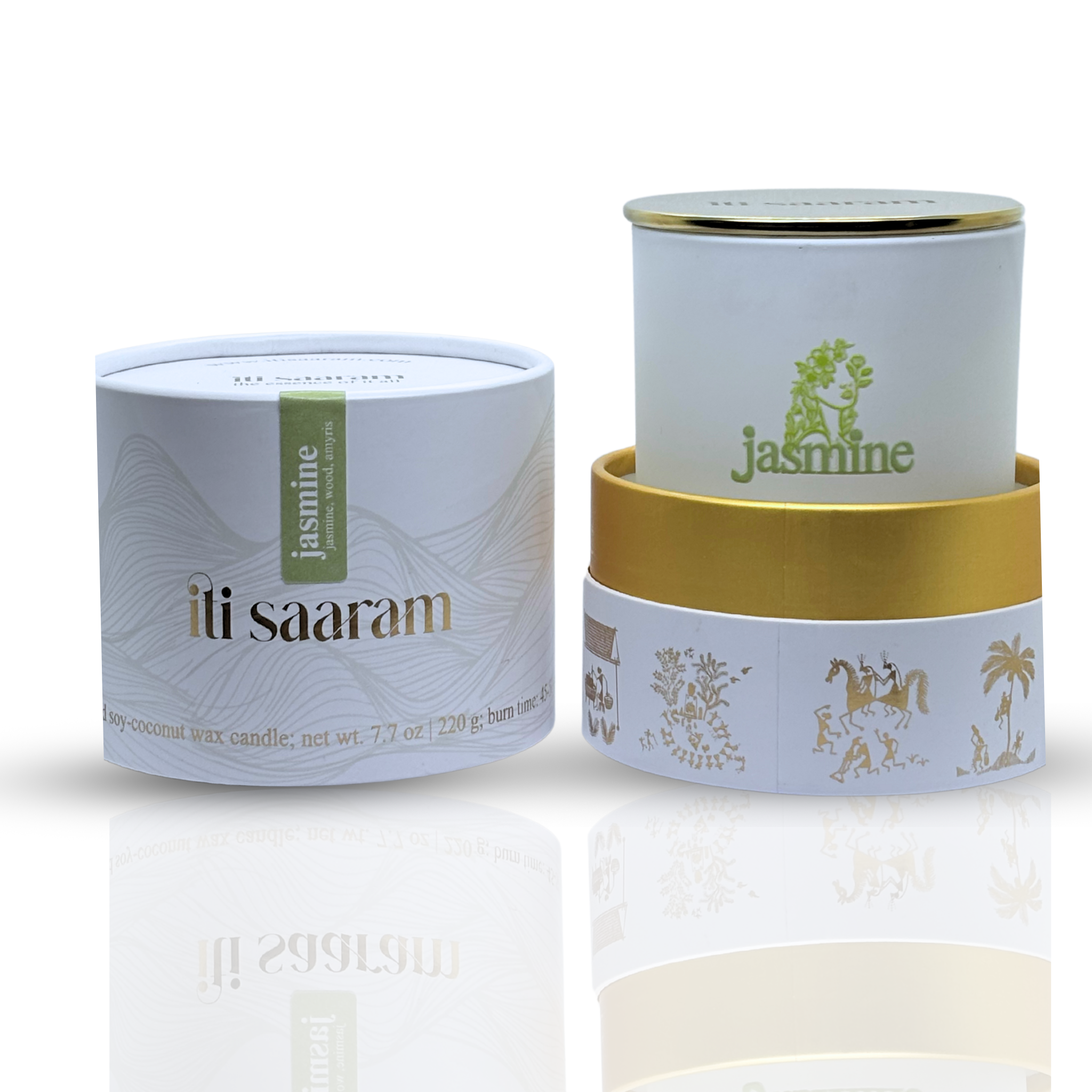 Jasmine | Floral Handcrafted Soy Wax Candle | Summer Jasmine