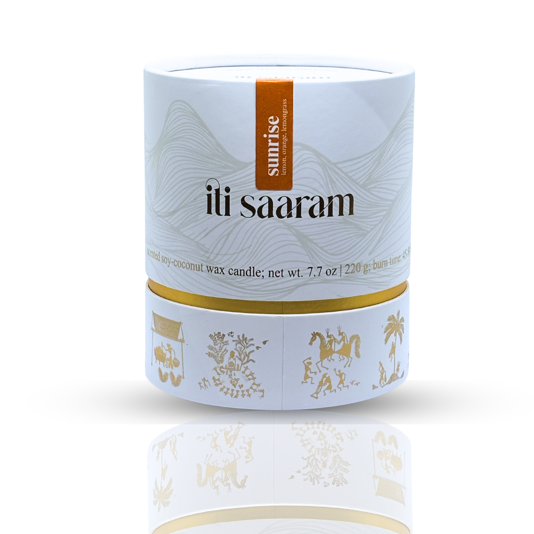 Sunrise | Clean Burning Soy Candle | Fresh Lemongrass Scent