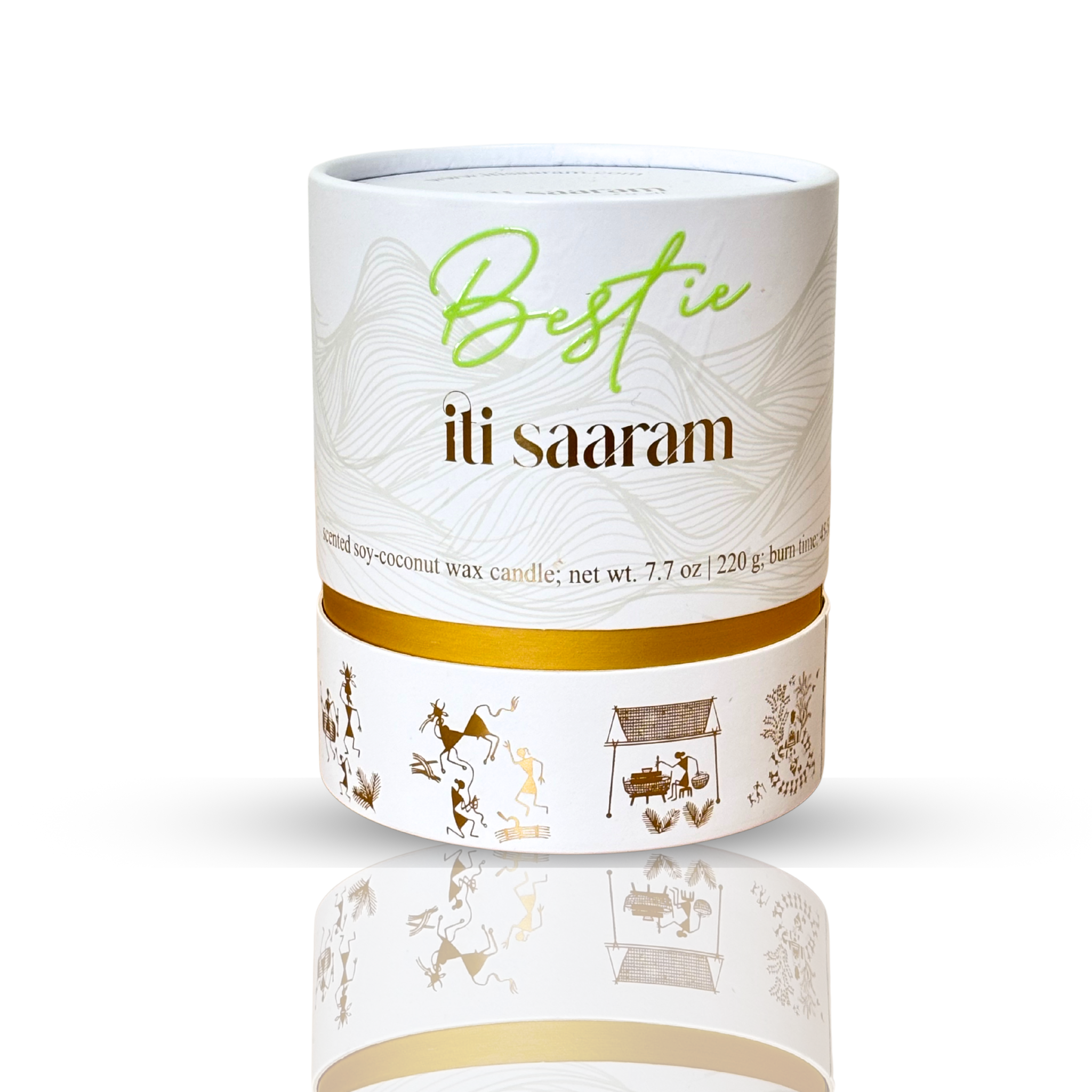 Bestie | Soy Candle Gift for Friends | Blackberry Cocktail or Unscented