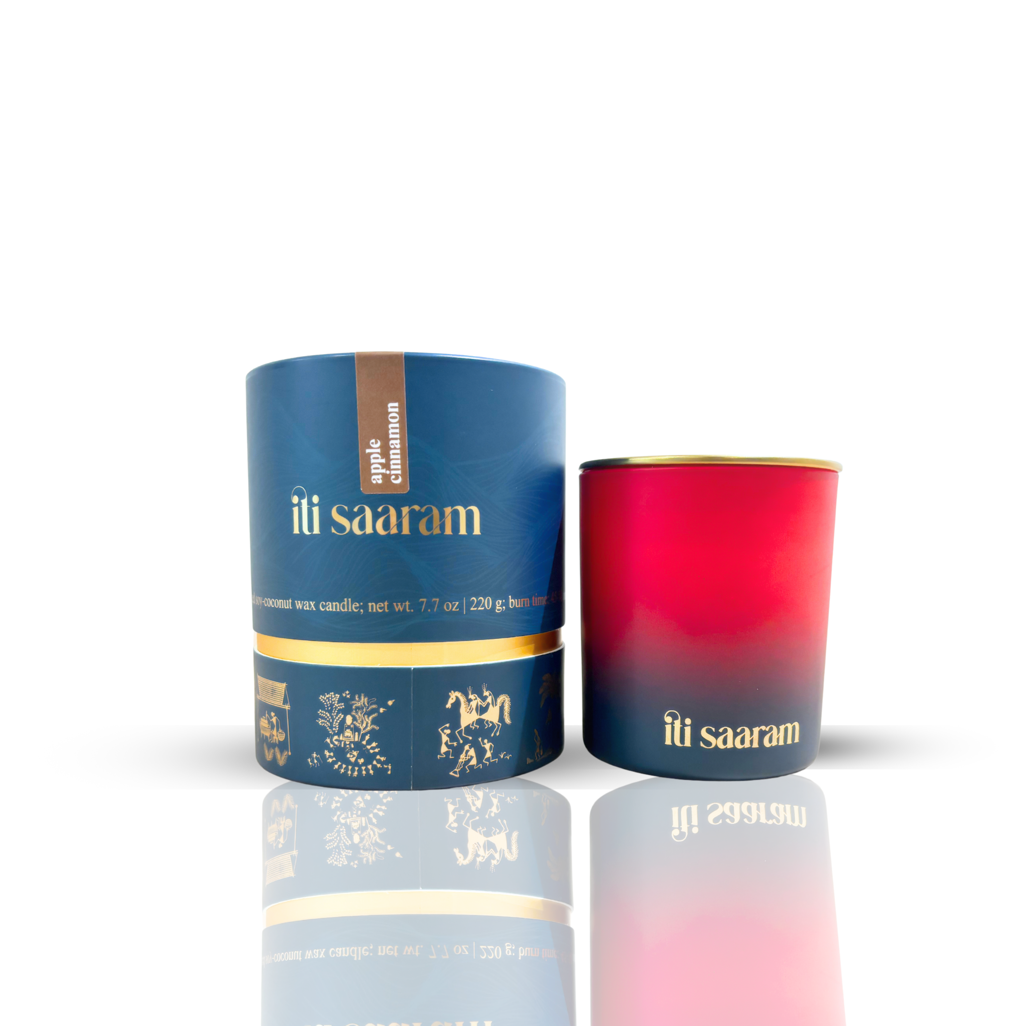 Apple Cinnmon | Winter Handcrafted Soy Wax Candle | Holidy Edition