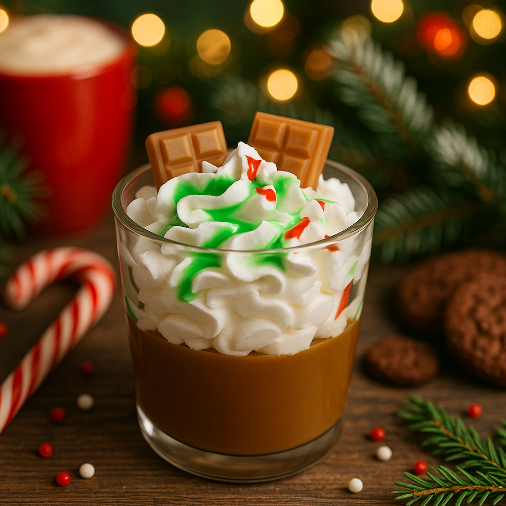 Peppermint Mocha | Winter Handcrafted Soy Wax Candle | Limited Holidy Edition