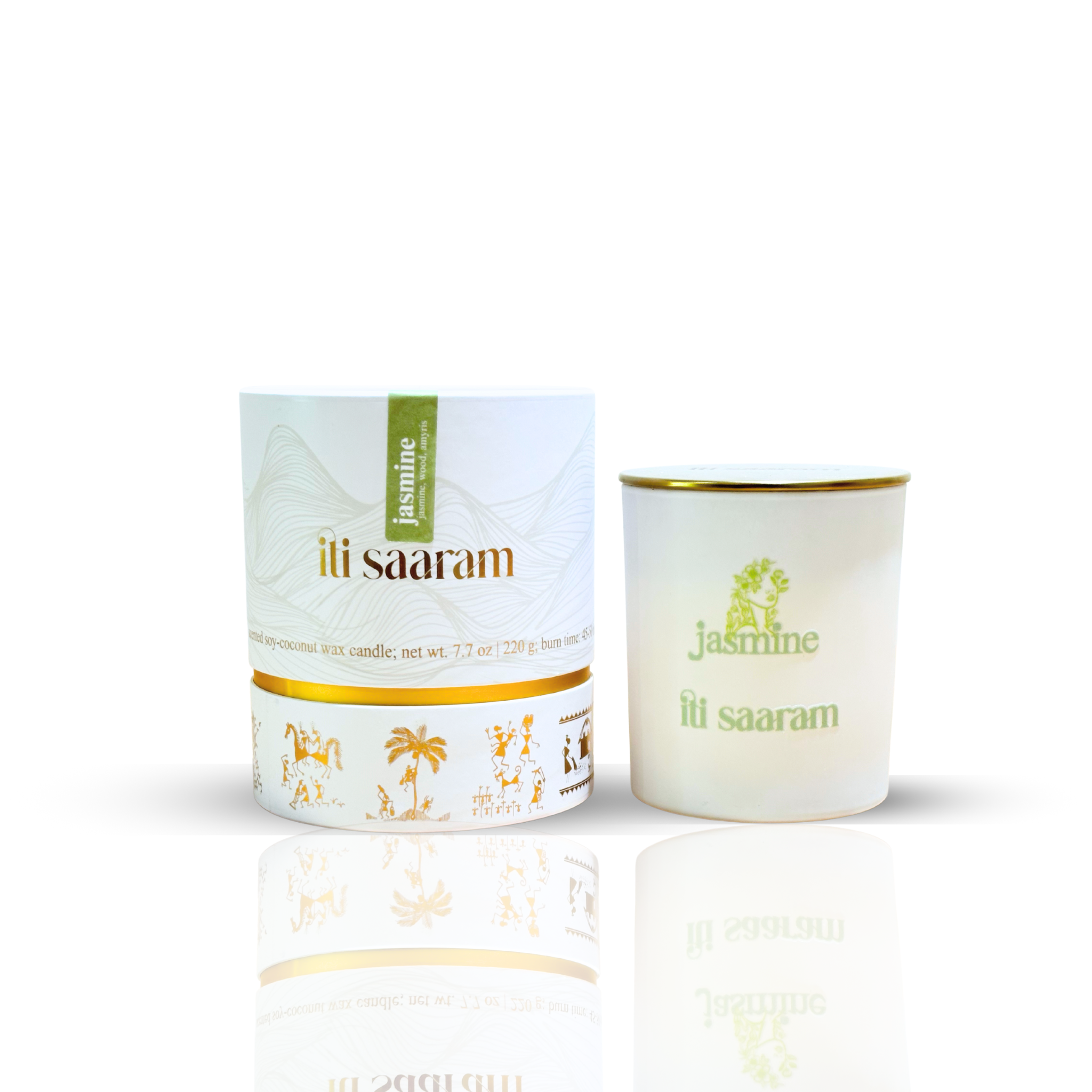 Jasmine | Floral Handcrafted Soy Wax Candle | Summer Jasmine