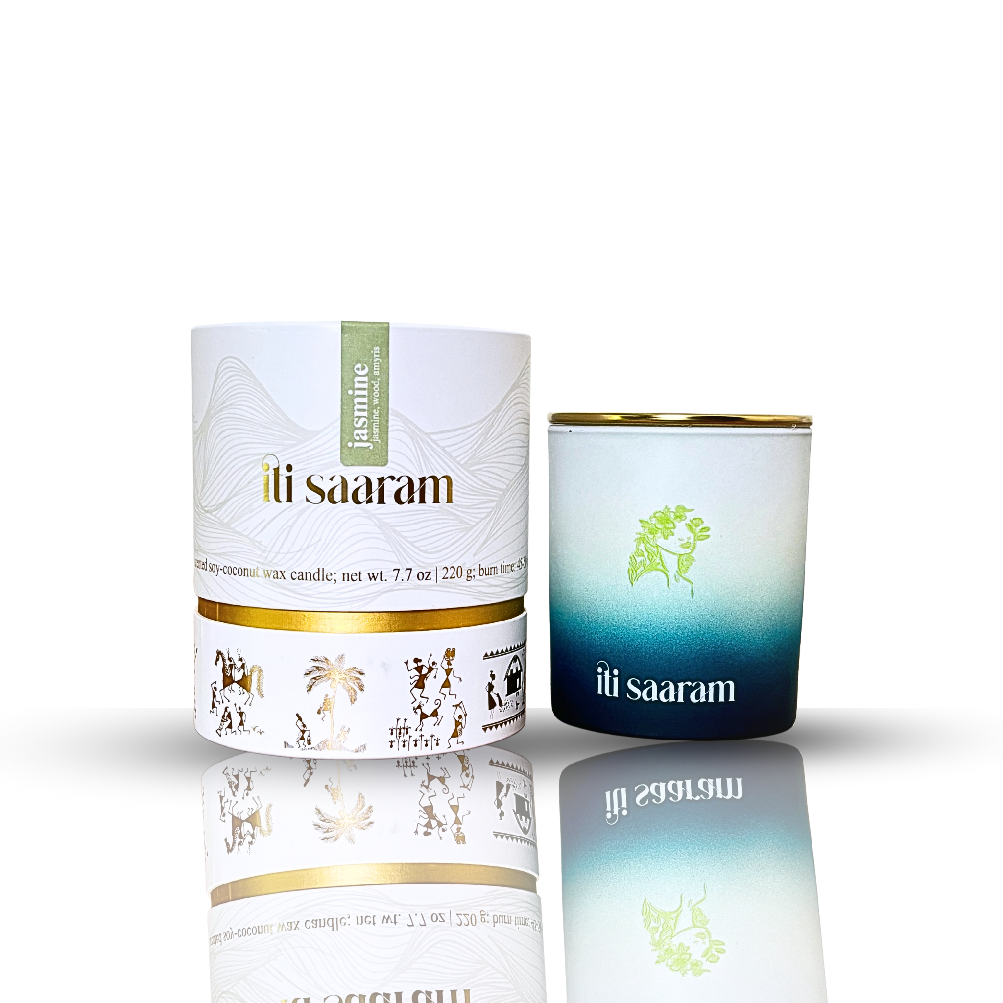 Jasmine | Floral Handcrafted Soy Wax Candle | Summer Jasmine